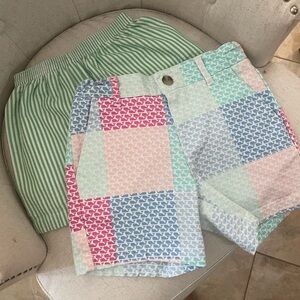 Bundle boys shorts - seersucker and Vineyard Vines size 4/5